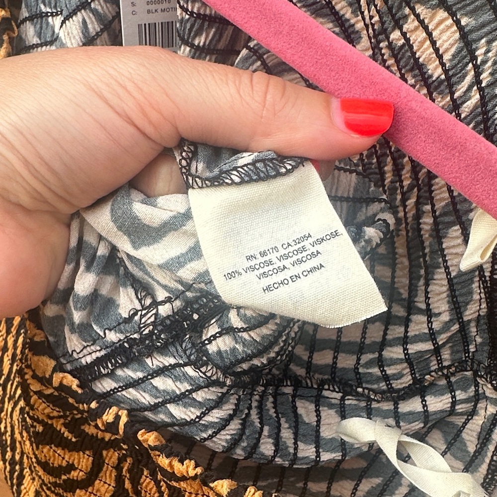 Anthropologie Kachel Tiger-Striped Jumpsuit - Picture 12 of 13